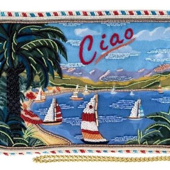 Mary Frances Ciao Sailing Beaded Crossbody Clutch bag - Picture 7 of 7